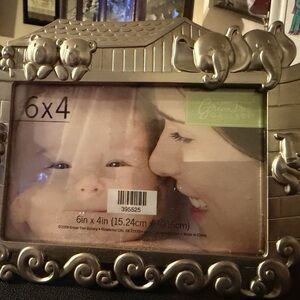 Silver Noah’s Arc Themed Photo Frame